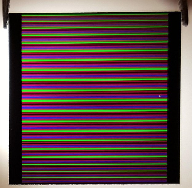 Optical filter showing its RGB spectral response (illustrative)